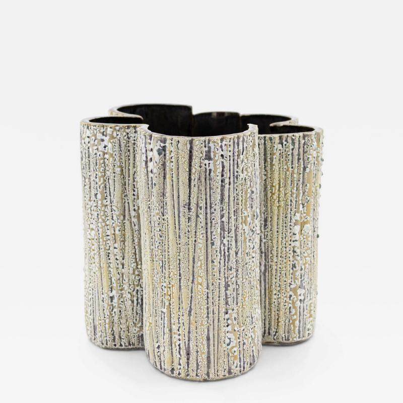 American Post War DiPasquale Bark Textured Vase