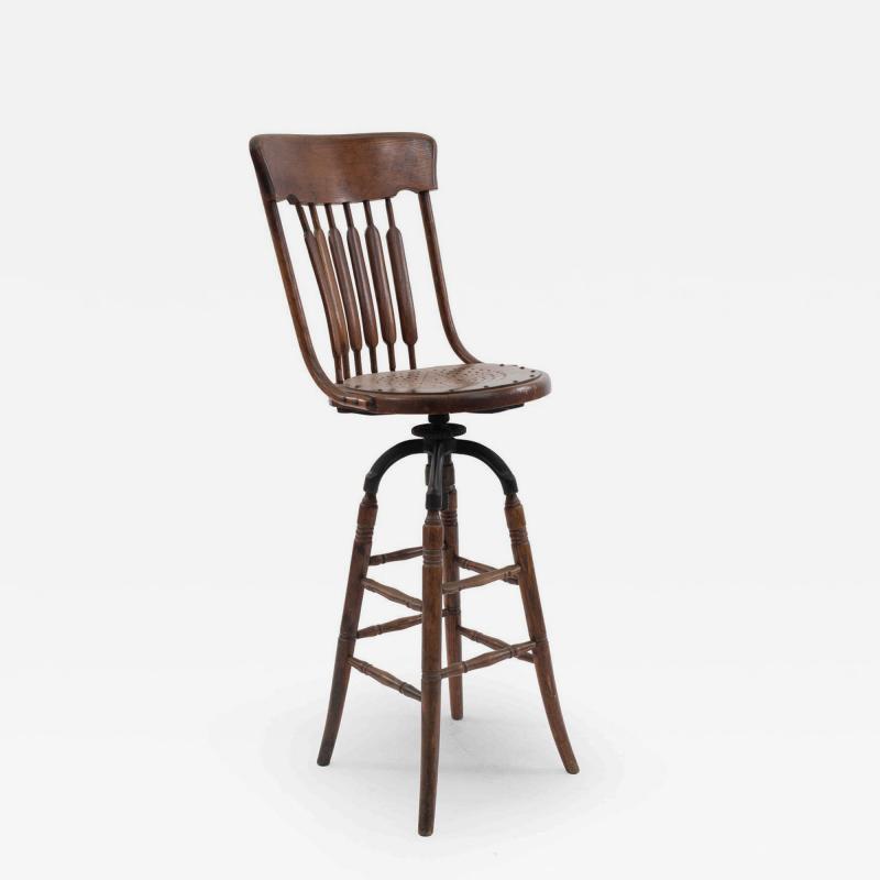 American Victorian Bookkeepers Swivel Chair