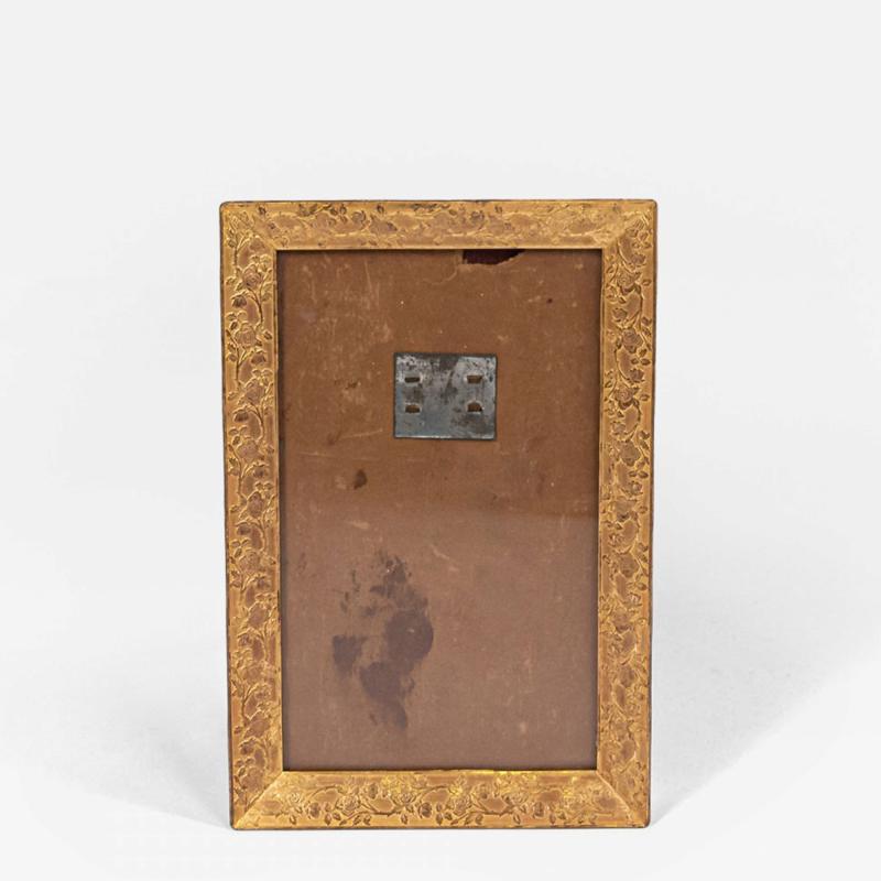 American Victorian Gilt Metal Picture Frame