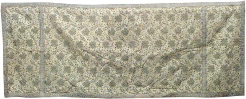 American Victorian Green Floral Table Runner