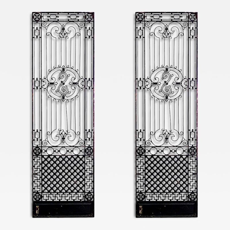 American Victorian Iron Filigree Gates