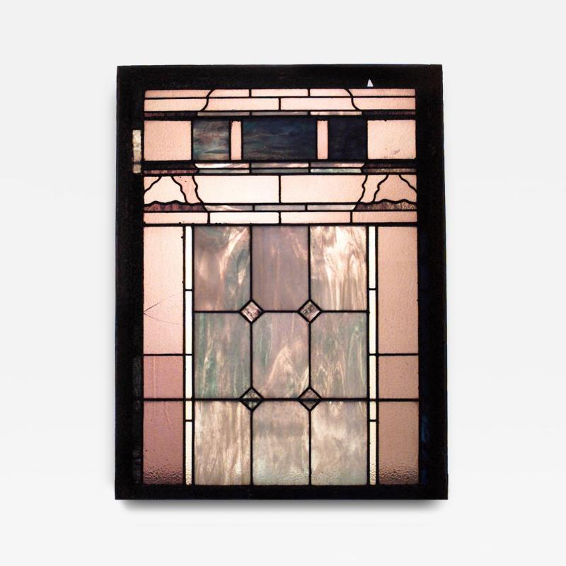 American Victorian Stained Glass Window
