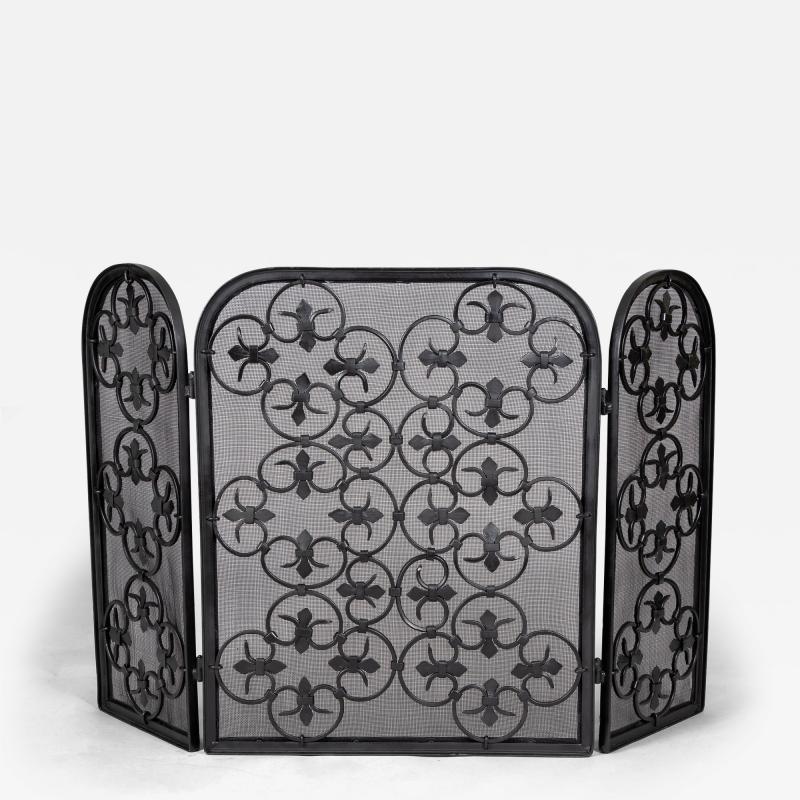 American Vintage Adjustable Fireplace Screen