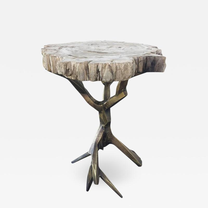 Amparo Calderon Tapia One of a Kind Bronzed Side Table by Amparo Calderon Tapia