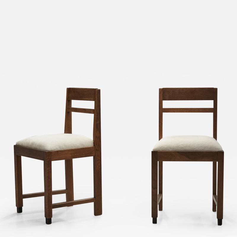 Amsterdamse School Side Chairs The Netherlands 1920s