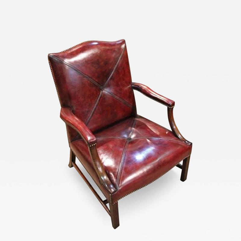 An 18th Century George III Gainsborough Armchair