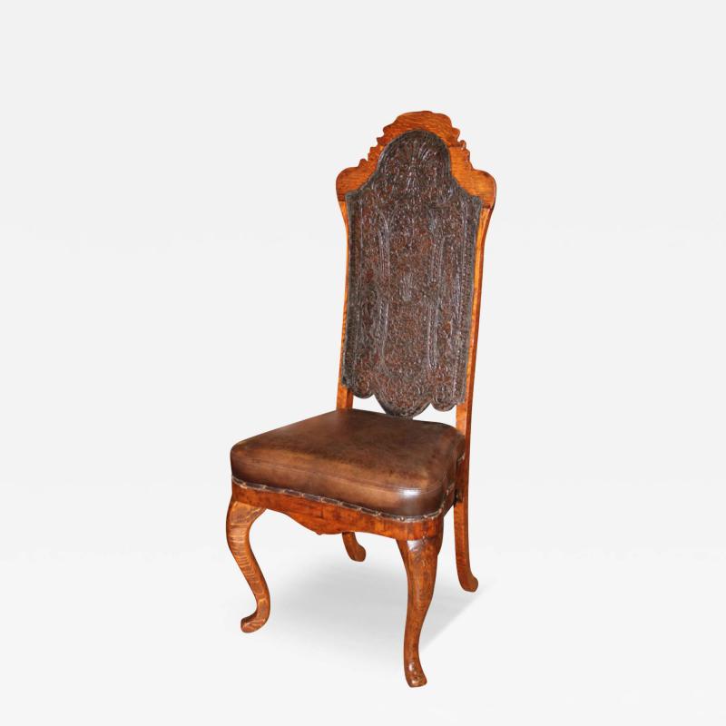 An 18th Century Portuguese Oak Chair