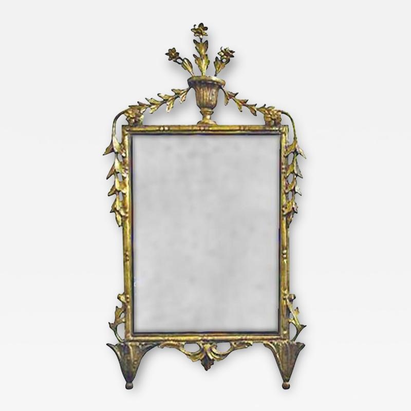 An 18th Century Rococo Giltwood Mirror