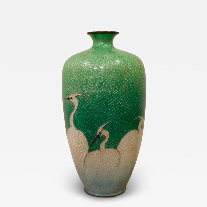 An Art Deco Cloisonee Vase circa 1930