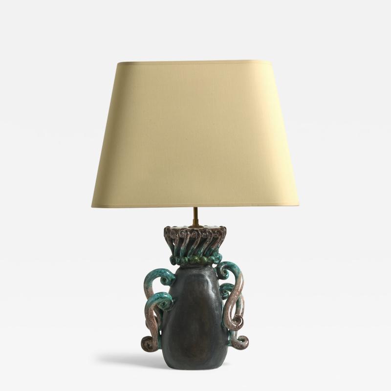 An Art Deco Table Lamp