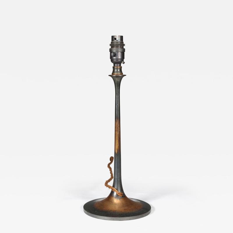 An Arts Crafts Copper Table Lamp Professionally Rewired