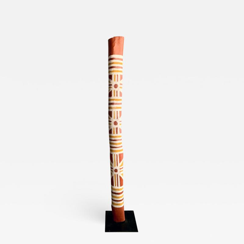 An Australian Aboriginal Painted Totem Pole from Elcho Island