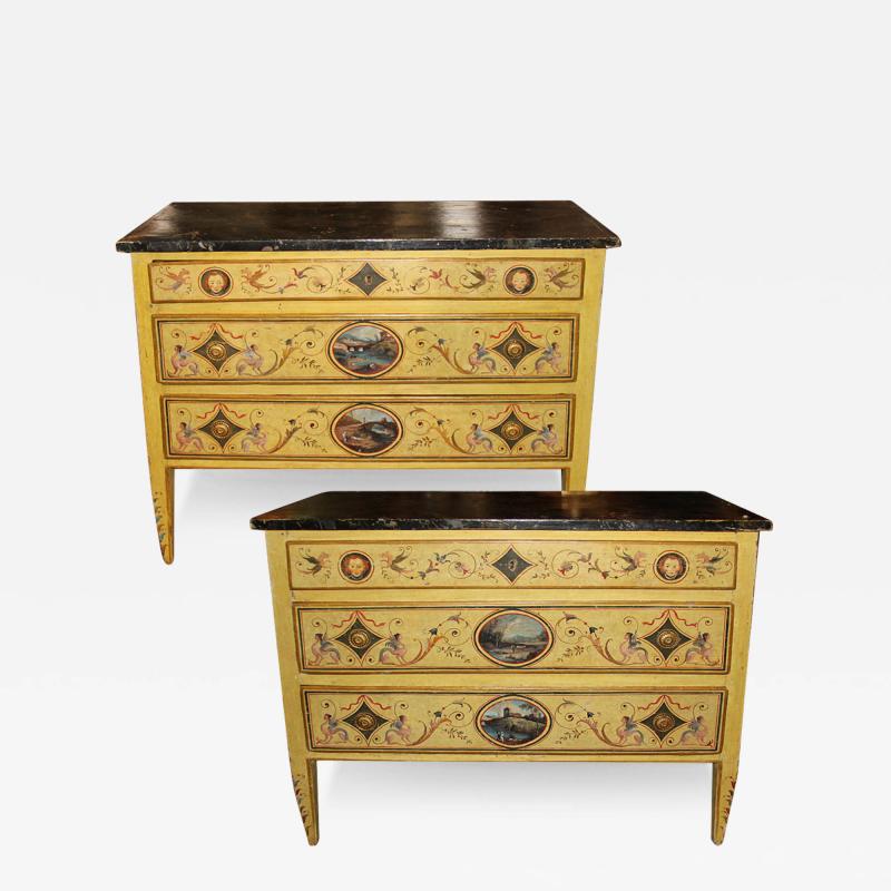 An Elegant Pair of 18th Century Neoclassical Luccan Louis XVI