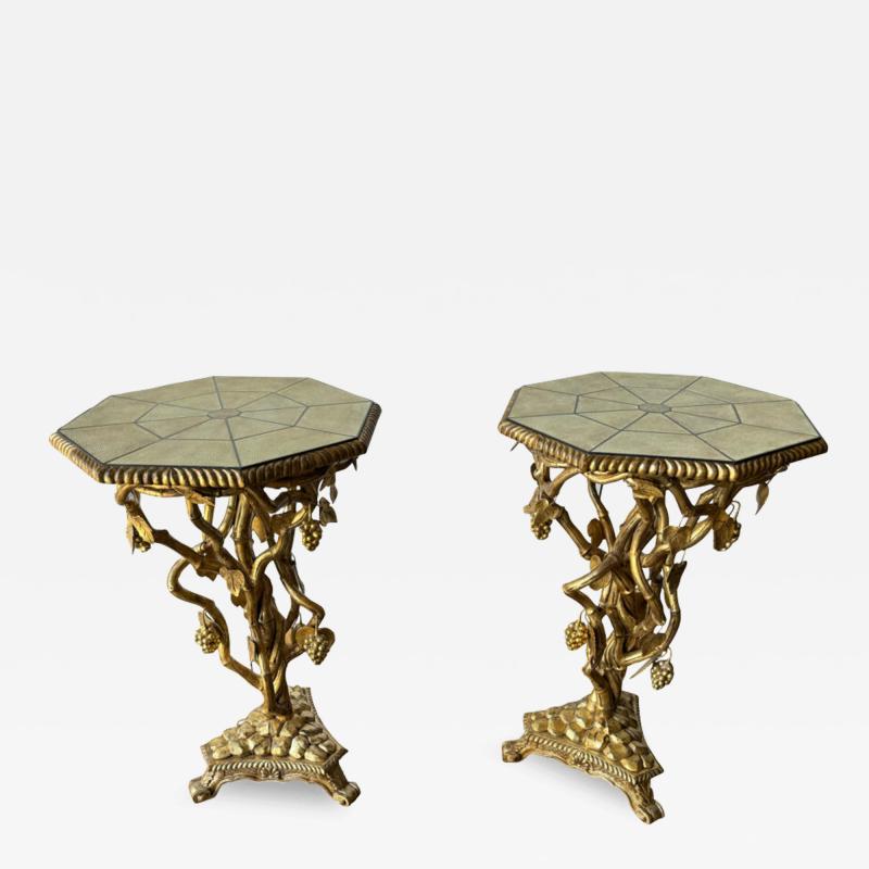 An Elegant Pair of Art Deco Side tables