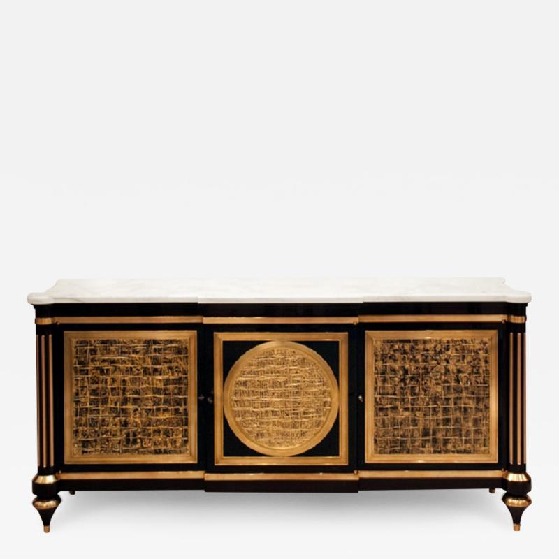 An Elegant and Spectacular Neoclassically Inspired Sideboard by Iliad design
