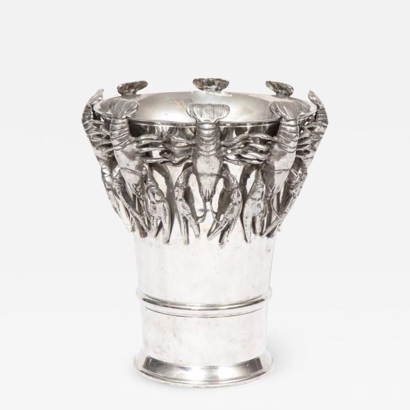 An Italian Lobster Nautical Champagne Wine Cooler by Giovanni Patrini