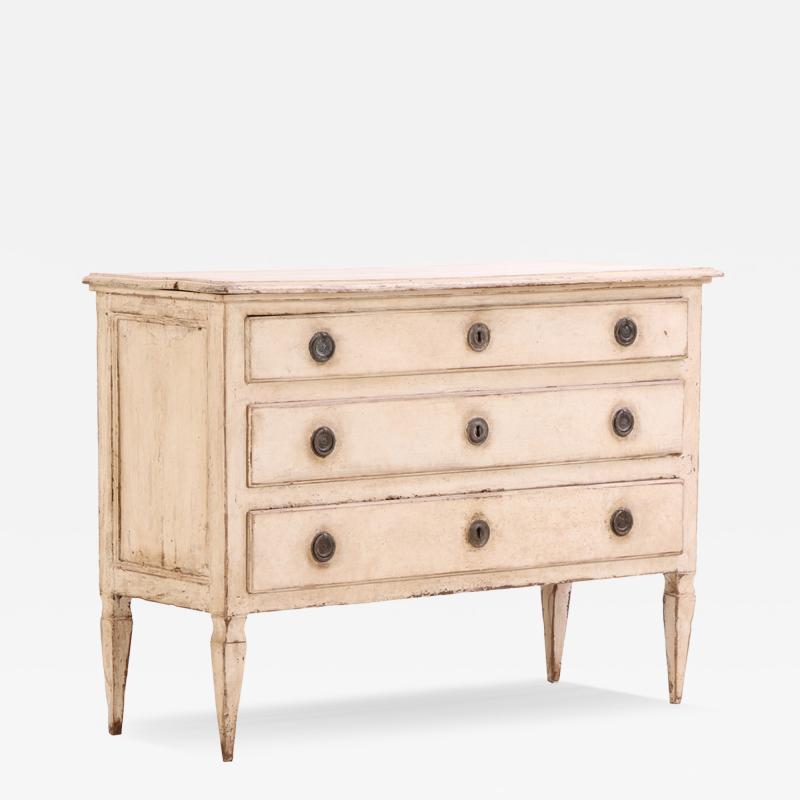 An Italian painted Commode Late 19th C 