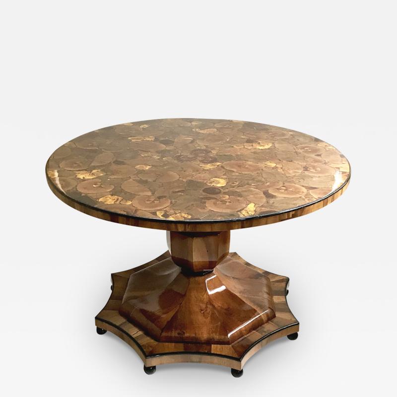 An exceptional Biedermeier Center Table Austria c 1825 