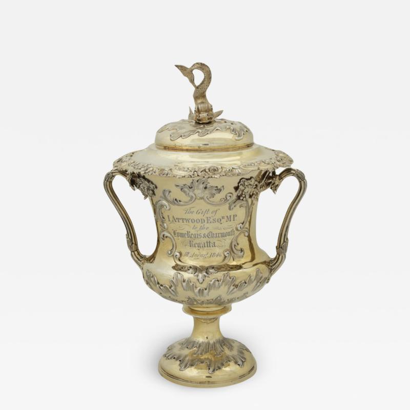 An impressive silver gilt Lyme Regis Charmouth Regatta Cup for 1846