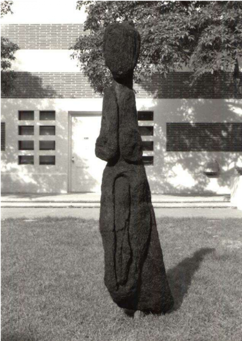 Ana Mendieta Untitled Sculpture B W 1984