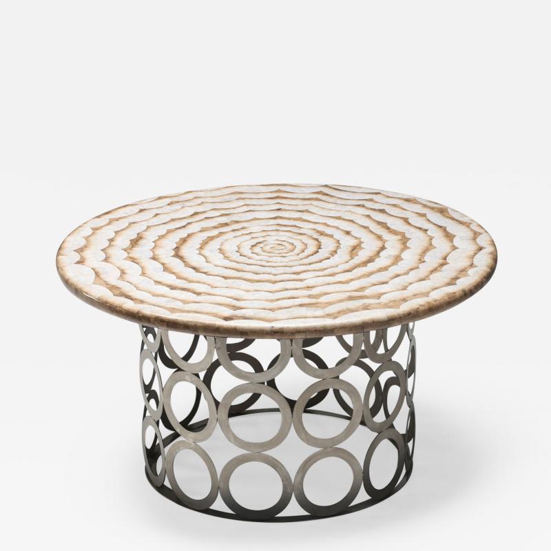 Anacleto Spazzapan Eclectic Round Dining Table by Anacleto Spazzapan 2000s