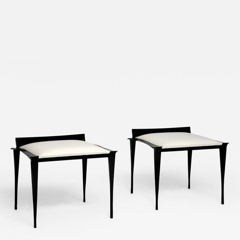 Anasthasia Millot Stools in Bronze by Anasthasia Millot