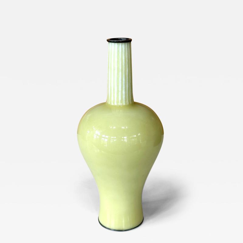 Ando Jubei Japanese Wireless Musen Cloisonne Vase by Ando Jubei