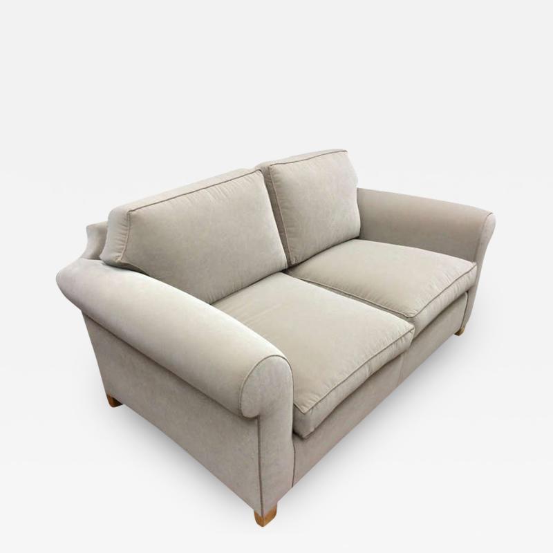 Andr Arbus Andre Arbus Refined Settee Newly Covered in Velvet