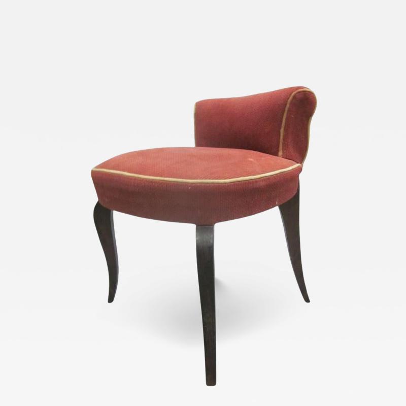 Andr Arbus French Art Deco Modern Neoclassical Vanity Chair Attributed Andr Arbus 1930
