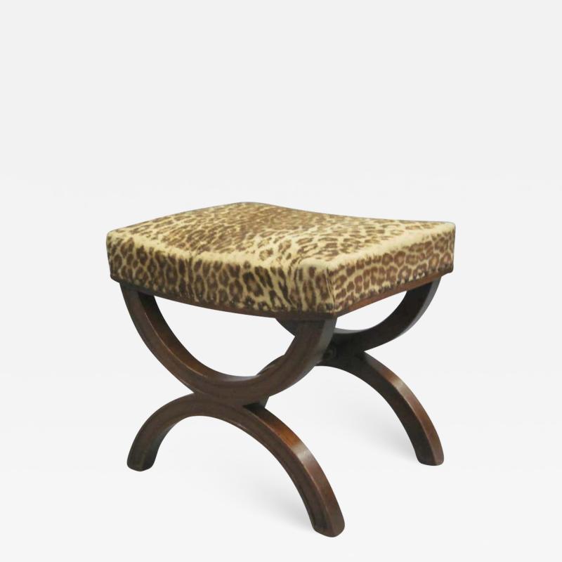 Andr Arbus French Modern Neoclassical Bench or Stool in the Manner of Andre Arbus