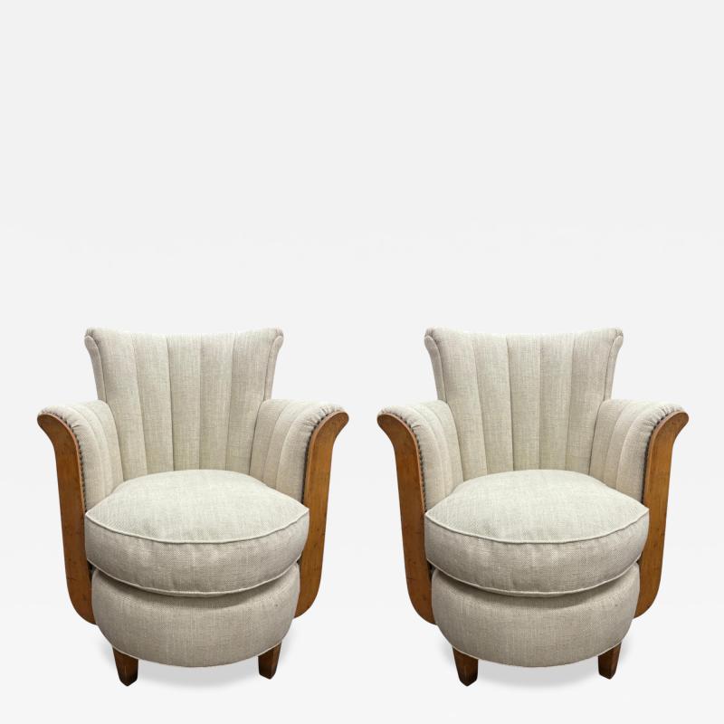 Andr Arbus Pair Of French Art Deco Bergeres
