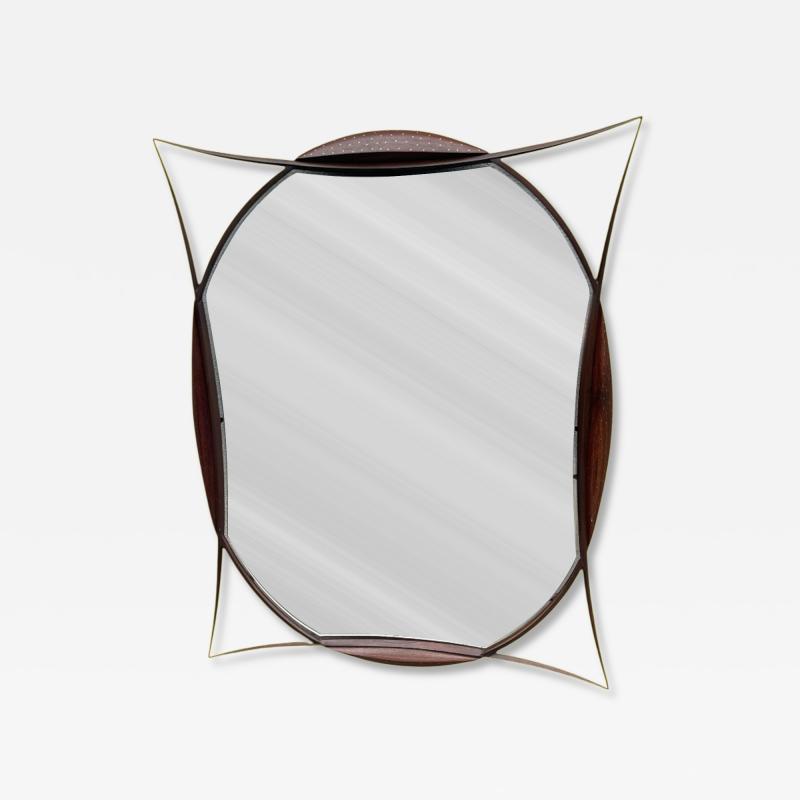 Andr Dubreuil 1990s One of kind wall mirror by Andr Dubreuil