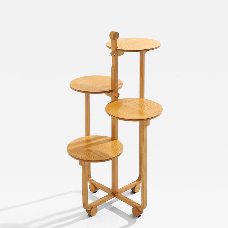 Andr Groult Andr Groult four tiered table maple and beech wood circa 1920