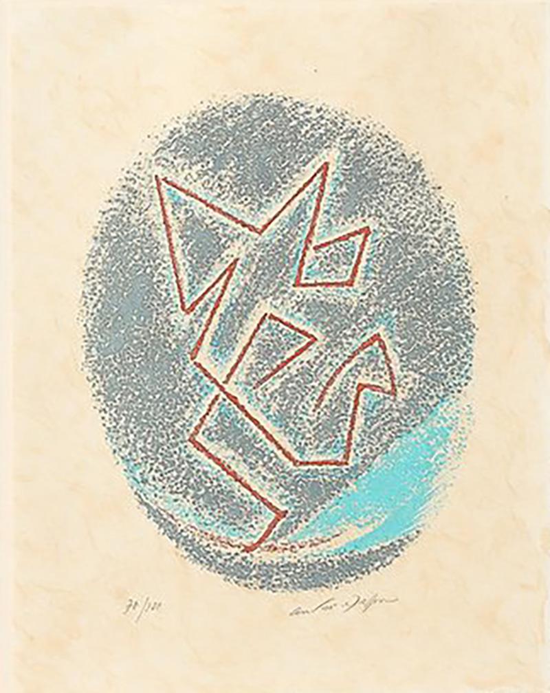 Andr Masson Lithograph on Japon Paper by Andr Masson Edition 70 101