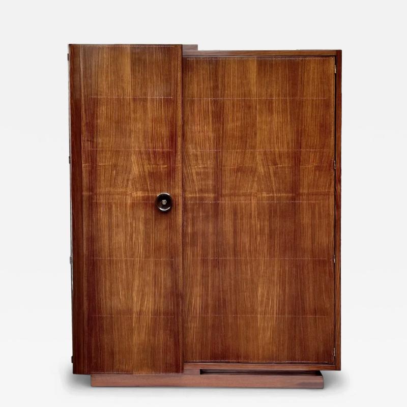 Andr Sornay Andre Sornay Modernist Wardrobe Stamped and Documented circa 1940