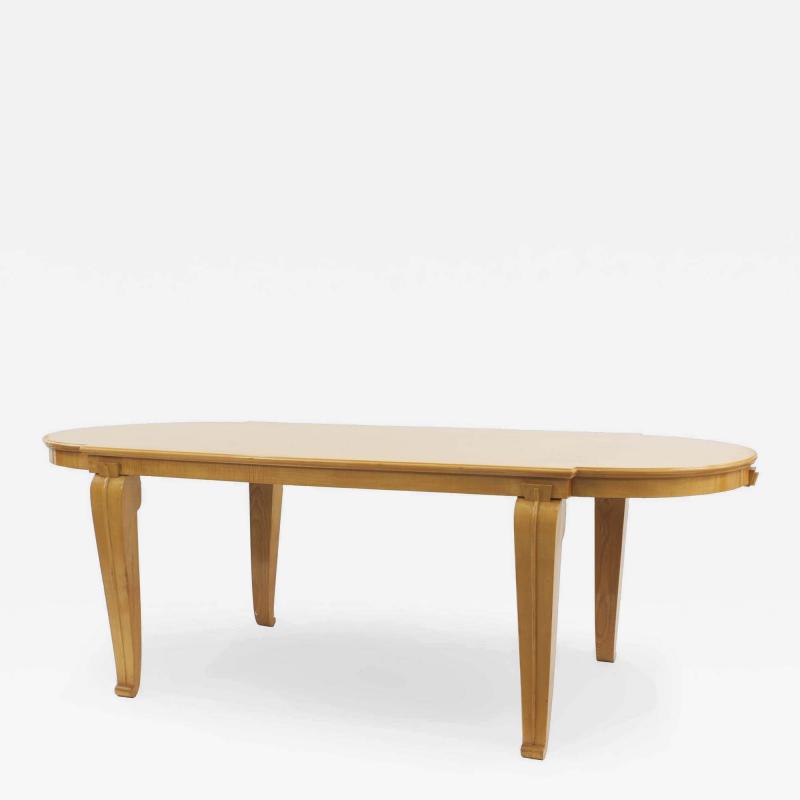Andre Arbus French Mid Century Sycamore Dining Table