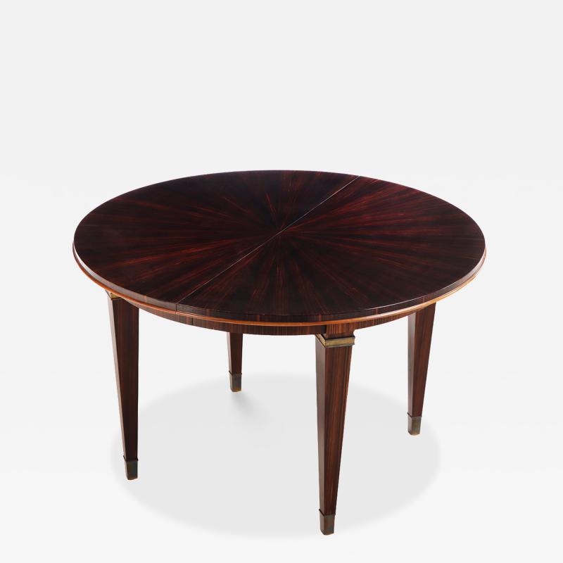 Andre Domin Andr Domin Marcel Genevri re for Maison Dominique Macassar Ebony Dining Table