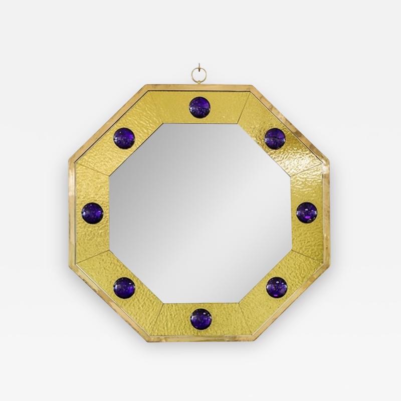 Andre Hayat Andre Hayat Octagonal Mercury Gold Frame Mirror