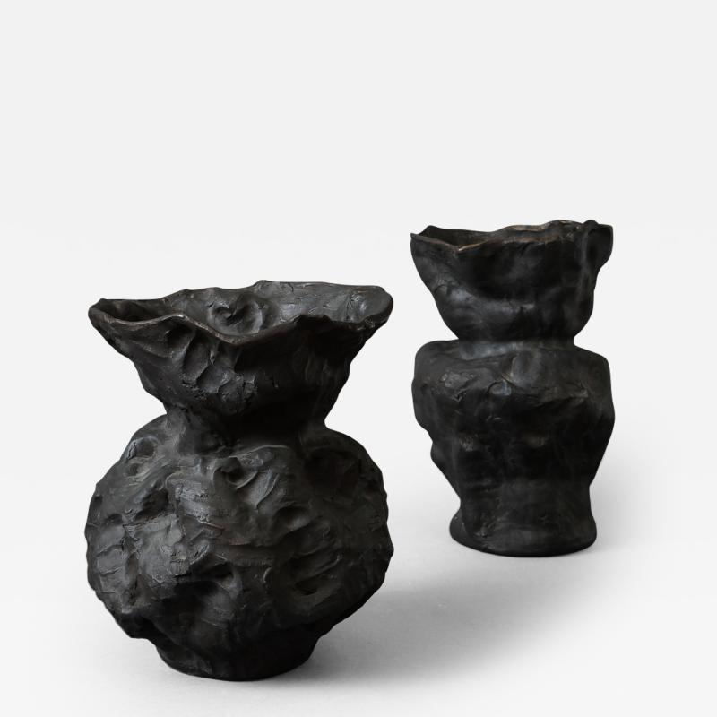 Andrew Lord Two Vases Fist and Palm