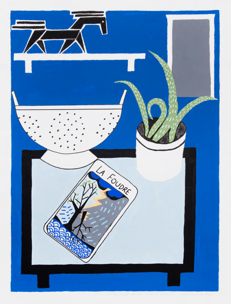 Andrew Shillam Still Life with Tarot Card
