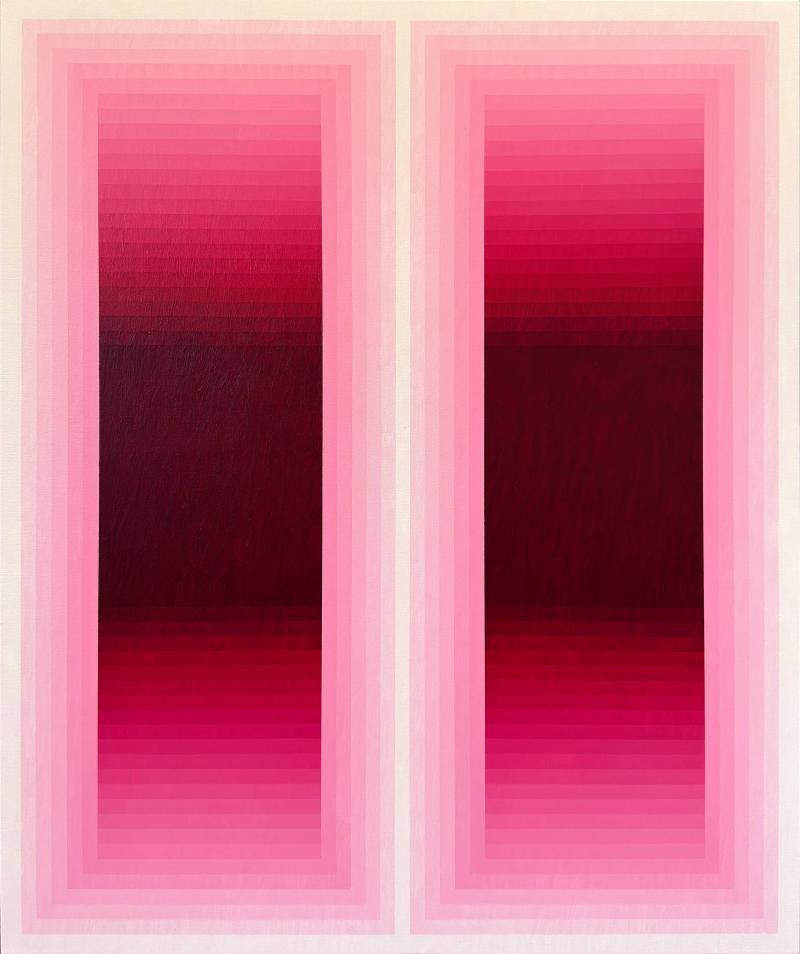 Andy Harwood Rumination Pause Rose Madder 