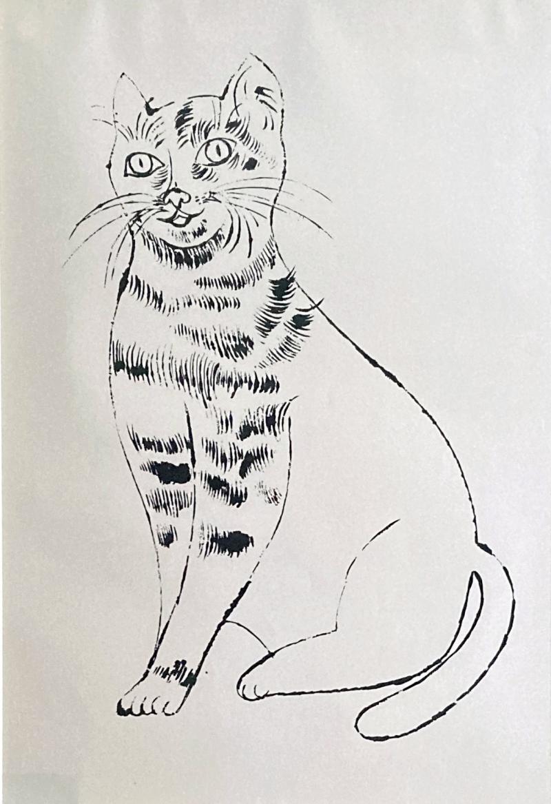 Andy Warhol 25 Cats Name Sam and One Blue Pussy 1954