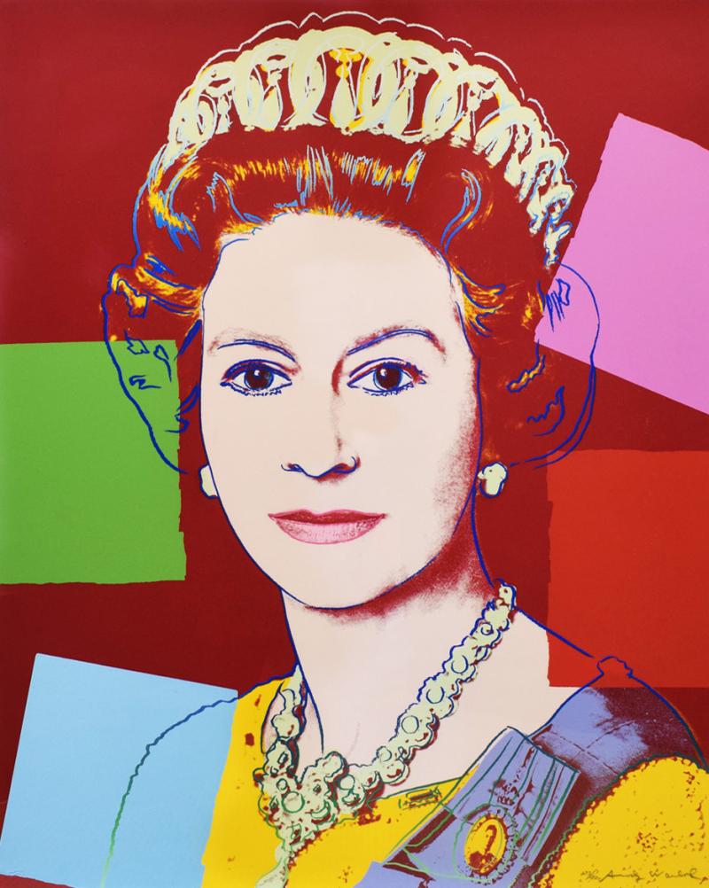 Andy Warhol Andy Warhol Queen Elizabeth II Screenprint 1985 Signed and Numbered 