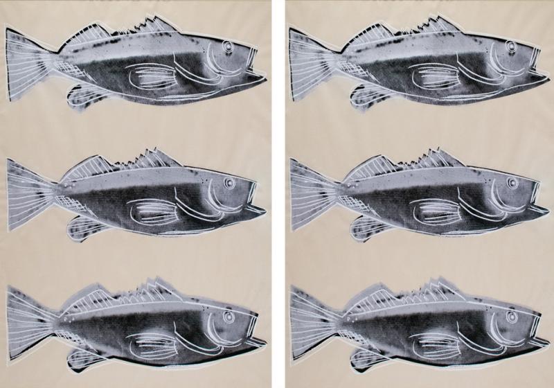 Andy Warhol Pair of Andy Warhol Fish Prints F S IIIA 39 1983