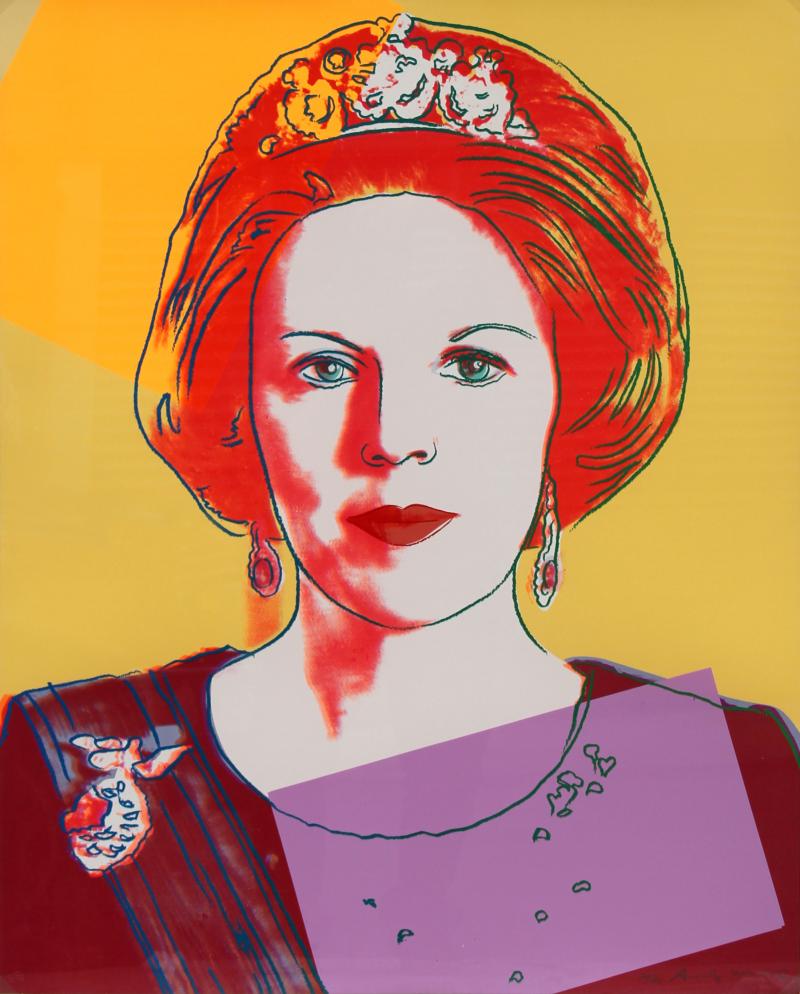 Andy Warhol Queen Beatrix of the Netherlands