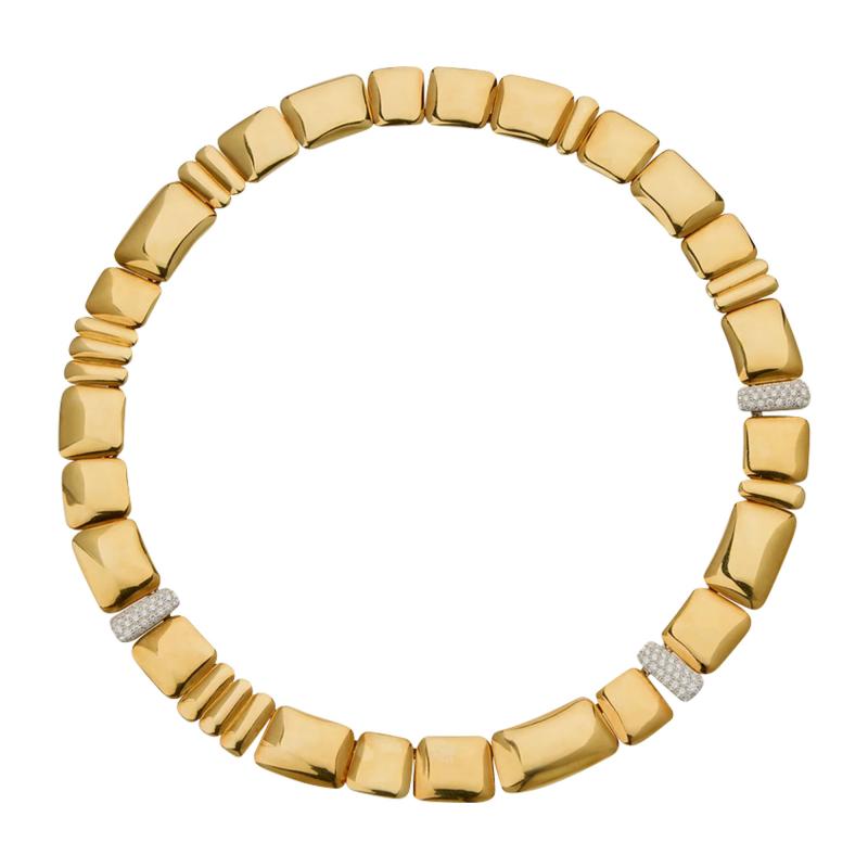 Angela Cummings Angela Cummings for Tiffany Co Asymmetrical 18K Gold Necklace