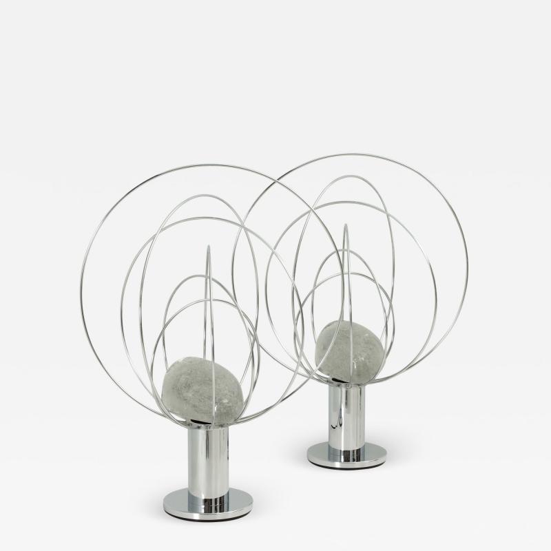 Angelo Brotto Pair of Barnaba Lamps by Angelo Brotto