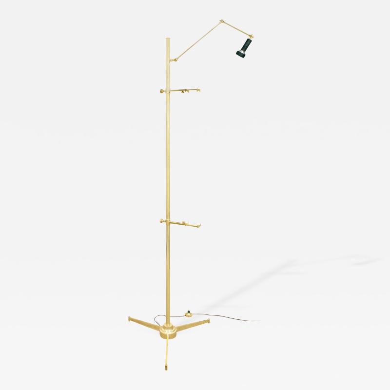 Angelo Lelii Easel Floor Lamp by Angelo Lelli for Arredoluce 1950s