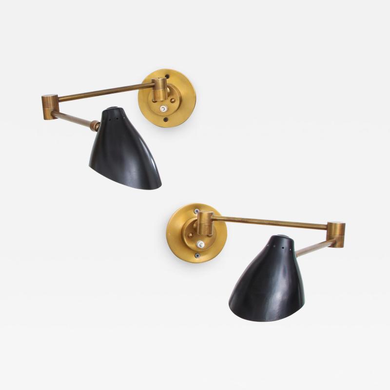 Angelo Lelii Lelli Pair of Sconces