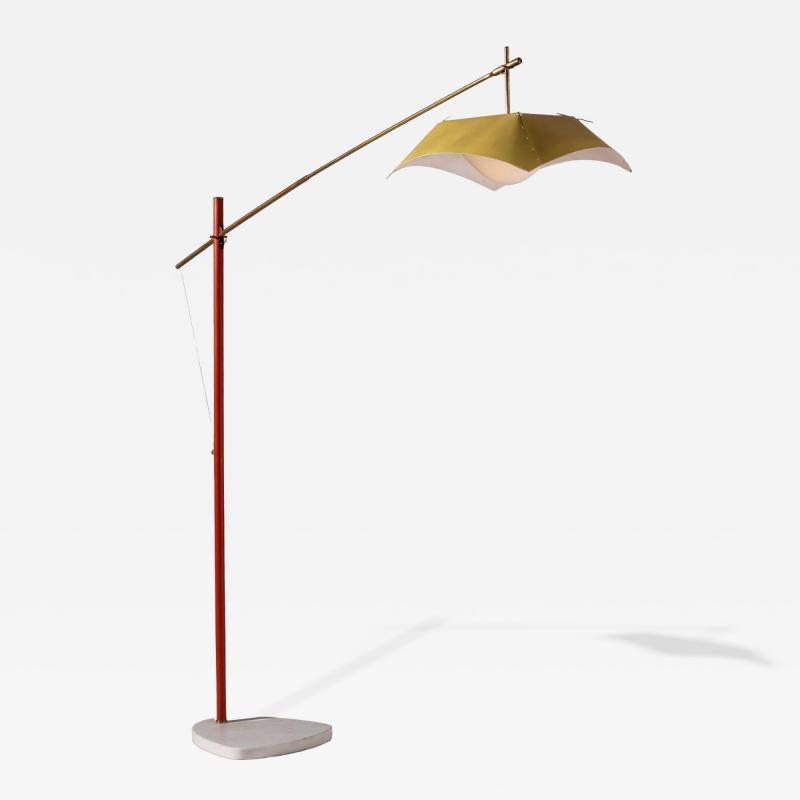 Angelo Lelli Lelii Floor Lamp by Angelo Lelii for Arredoluce Italy 1950s